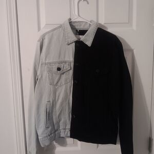 Fashion Nova Black and Gray Men's Jacket New With Tags